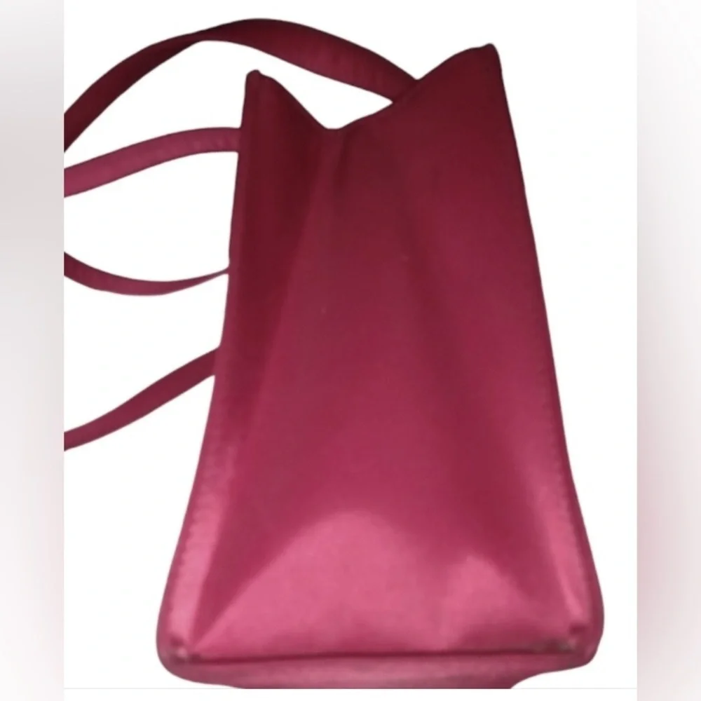 KATE SPADE Red Nylon Tote w/Branded Dust Bag, EUC